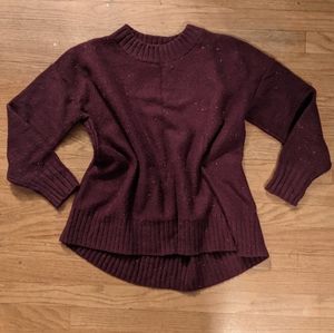 Cozy Oversized Bouclé Crew Neck Sweater